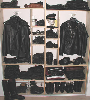 Picture of our Leather wardrobe