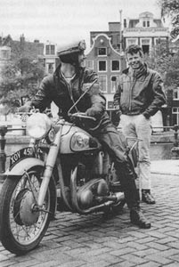 Leathermen in Amsterdam, mid 1950's