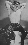 Early leather picture, London ca. 1968-1970