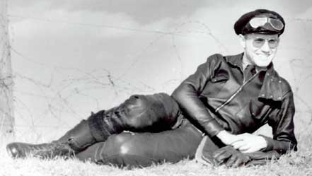 Jason in his deerskin leather shirt, UK 1947