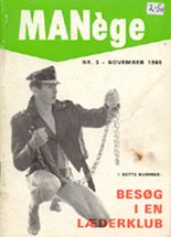 Cover of Danish gay magazine Mange, November 1965