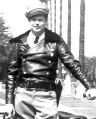 Shaw Leather Jacket, "East Coast motorcycle cop style"