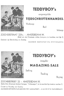 shop business card in two languages
