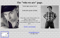 One of the first crude pages in 1996
